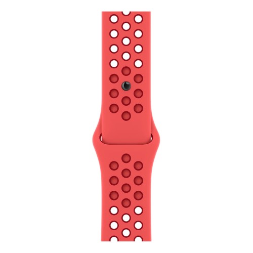 Apple Watch Nike SE (2022), 40 мм корпус из алюминия цвета «сияющая звезда» + спортивный ремешок Nike цвета «Bright Crimson/Gym Red»
