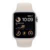 Apple Watch SE (2022), 40 мм корпус из алюминия серебристого цвета, спортивный ремешок «сияющая звезда»