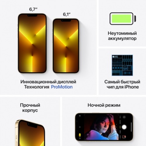 Apple iPhone 13 Pro Max 128Gb Золотой